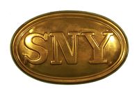 M1839 STATE OF NEW YORK OVAL BELT PLATE