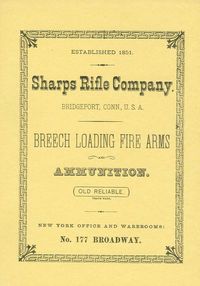 SHARPS RIFLE COMPANY 1879 CATALOG