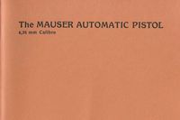 THE MAUSER AUTOMATIC PISTOL 6.35MM CALIBRE