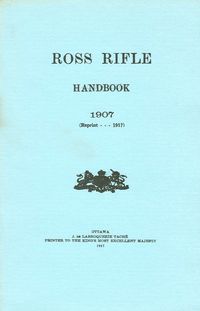 ROSS RIFLE HANDBOOK 1907