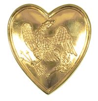 M1860 MARTINGALE HEART WITH EAGLE
