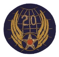 20TH GLOBAL, B29 SUPER FORTRESS SQUADRON PATCH
