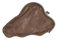 SMALL SIZE LEATHER PISTOL PURSE