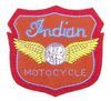 INDIAN MOTORCYCLE SHIELD WITH WINGED INDIAN HEAD
