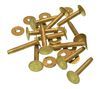 #12, 3/4 INCH SOLID BRASS RIVETS & BURRS