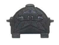 WWI BLACKENED BRONZE COLLAR TANK CORPS INSIGNIA
