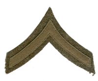 WWI LANCE CORPORAL CHEVRON