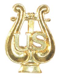 WW2 ARMY BAND COLLAR INSIGNIA
