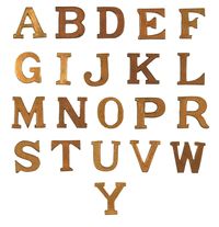 1900-1940'S SOLID BRASS LETTER