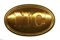 NORTH CAROLINA BELT PLATE