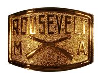 ROOSEVELT MILITARY ACADEMY BELT PLATE