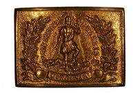CIVIL WAR VIRGINIA CAST BRASS RECTANGULAR BUCKLE