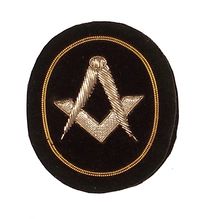 MASONIC EMBLEM EMBROIDERED INSIGNIA