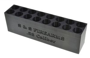 .58 CALIBER CARTRIDGE BOX INSERT