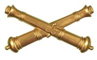 M1855 LIGHT ARTILLERY CAP INSIGNIA