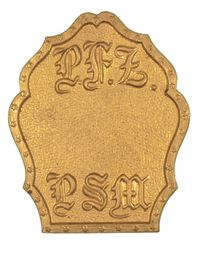 CIVIL WAR PENNSYLVANIA STATE MILITIA FIRE ZOUAVES CAP BADGE