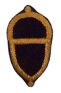 CIVIL WAR EMBROIDERED CORPS BADGE