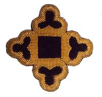CIVIL WAR EMBROIDERED CORPS BADGE