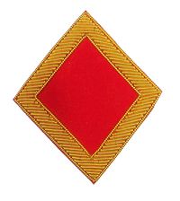 CIVIL WAR EMBROIDERED CORPS BADGE
