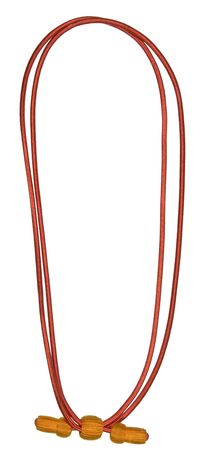 1920’S WINE CORD WITH YELLOW SLIDE AND ACORNS