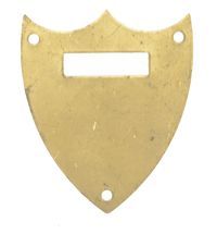 M1859 McCLELLAN SADDLE POMMEL SHIELD