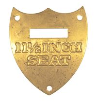 1904 McCLELLAN SADDLE POMMEL SHIELD