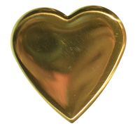 CW HEART BRIDLE ROSETTES