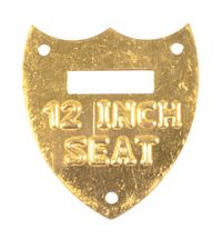 1904 McCLELLAN SADDLE POMMEL SHIELD