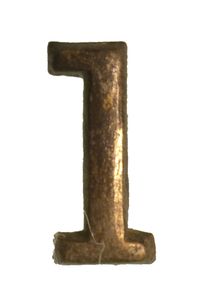 1880's REGIMENTAL NUMERAL