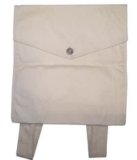 CIVIL WAR WHITE CANVAS HAVERSACK