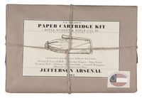 CIVIL WAR .58 CALIBER MINIE TRADITIONAL PAPER CARTRIDGE KIT - CONFEDERATE PATTERN