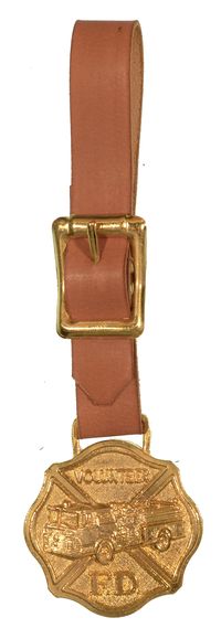 VOLUNTEER FIRE DEPARTMENT WATCH FOB