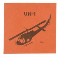 VIETNAM HELICOPTER PART ID LABEL