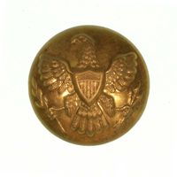 INDIAN WAR EAGLE BUTTON