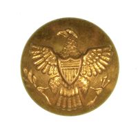 INDIAN WAR EAGLE BUTTON