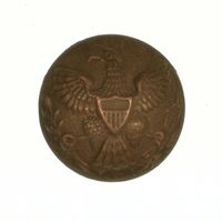 INDIAN WAR EAGLE BUTTON