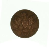 INDIAN WAR EAGLE BUTTON
