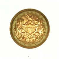 INDIAN WAR EAGLE BUTTON