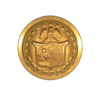 INDIAN WAR NEW YORK BUTTON