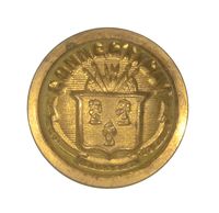INDIAN WAR CONNECTICUT BUTTON