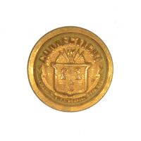 INDIAN WAR CONNECTICUT BUTTON
