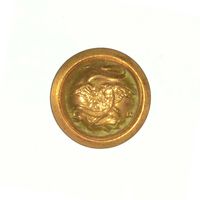 INDIAN WAR ILLINOIS BUTTON