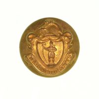 INDIAN WAR MASSACHUSETTS BUTTON