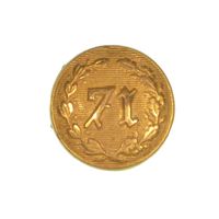 INDIAN WAR NEW YORK BUTTON