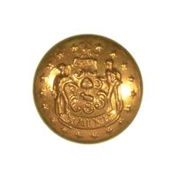 INDIAN WAR MAINE BUTTON