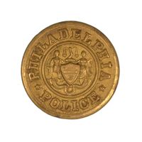 PHILADELPHIA POLICE BUTTON BUTTON