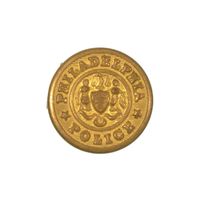 PHILADELPHIA POLICE BUTTON BUTTON