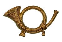 M1859 USMC OFFICER'S FALSE EMBROIDERED CAP BADGE