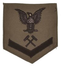 WWII U.S. NAVY PETTY OFFICER RATING BADGE, SHIPFITTER