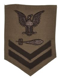 WWII U.S. NAVY PETTY OFFICER RATING BADGE, TORPEDOMAN